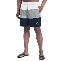 Men's G-III Sports by Carl Banks  White/Gray Dallas Cowboys Sunrise Volley Swim Shorts