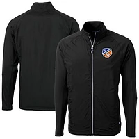 Men's Cutter & Buck FC Cincinnati Adapt Eco Knit Hybrid Recycled Raglan Full-Zip Jacket