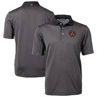 Men's Cutter & Buck Atlanta United FC Virtue Eco Pique Micro Stripe Recycled Polo