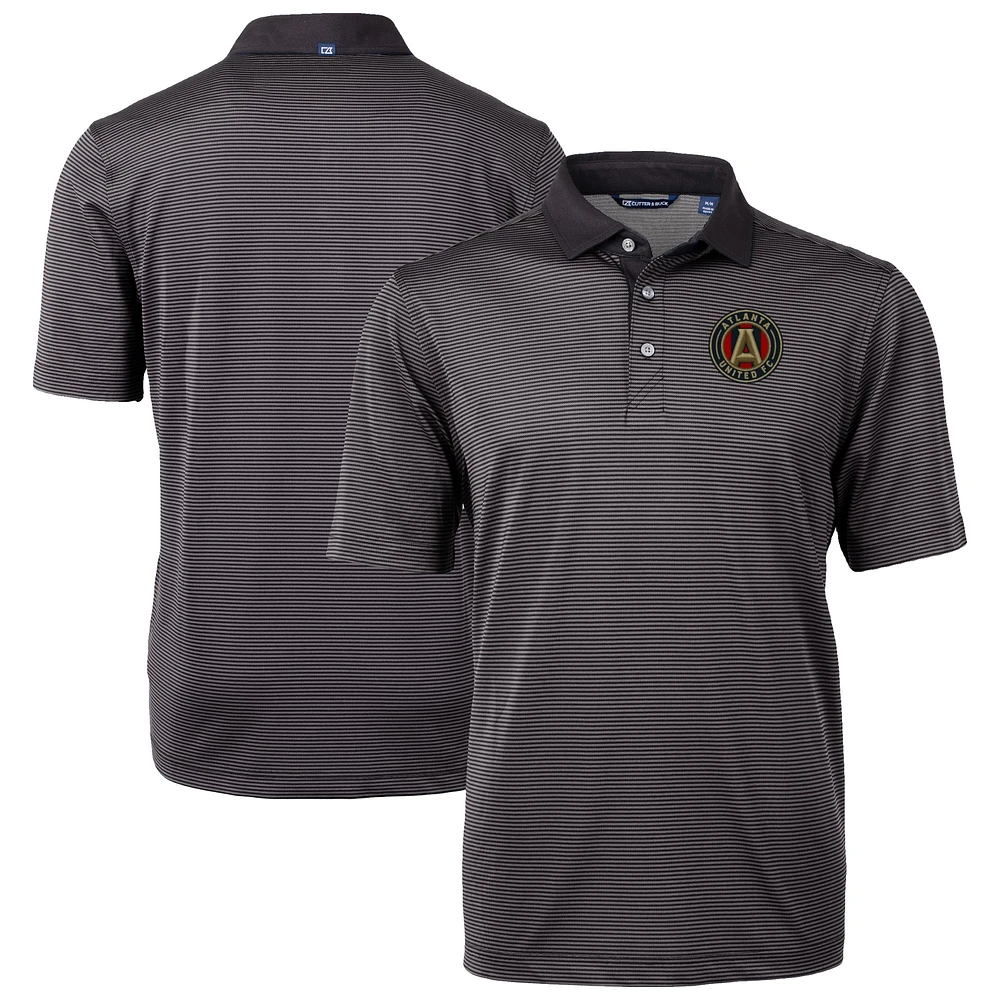 Men's Cutter & Buck Atlanta United FC Virtue Eco Pique Micro Stripe Recycled Polo