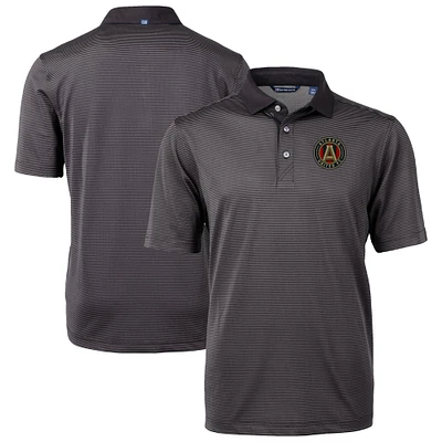 Men's Cutter & Buck Atlanta United FC Virtue Eco Pique Micro Stripe Recycled Polo