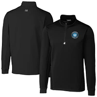 Men's Cutter & Buck Charlotte FC Traverse Stretch Eco Quarter-Zip Top
