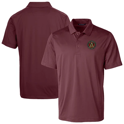 Men's Cutter & Buck  Maroon Atlanta United FC Prospect Eco Textured Stretch Recycled Polo