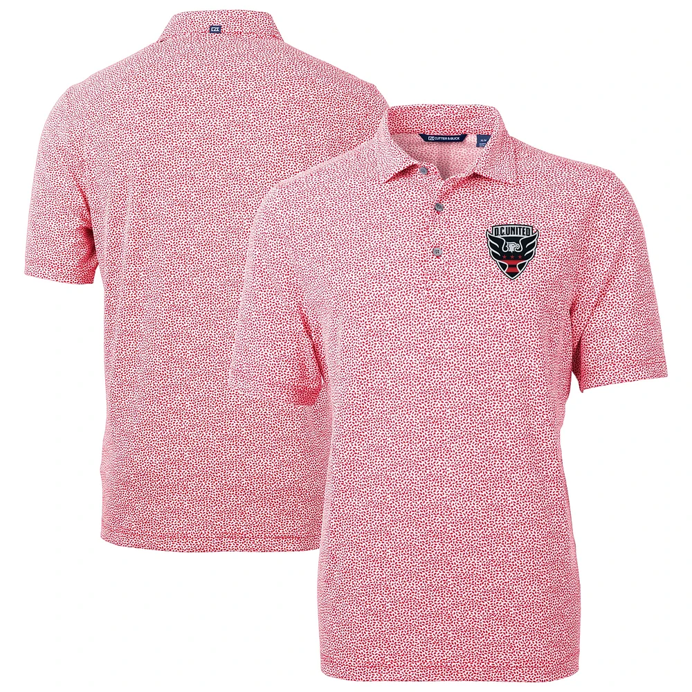 Men's Cutter & Buck D.C. United Virtue Eco Pique Botanical Print Recycled Polo