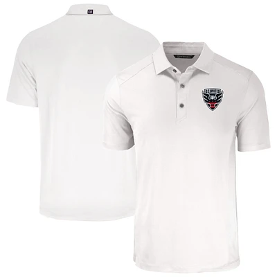 Men's Cutter & Buck White D.C. United Forge Eco Stretch Recycled Polo