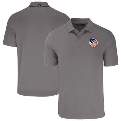 Men's Cutter & Buck Charcoal FC Cincinnati Forge Eco Stretch Recycled Polo
