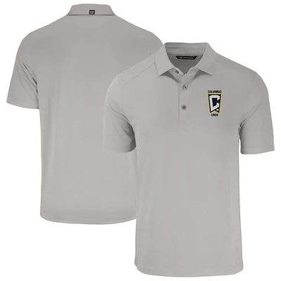Men's Cutter & Buck Gray Columbus Crew Forge Eco Stretch Recycled Polo