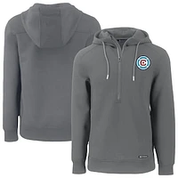 Men's Cutter & Buck Chicago Fire Roam Eco Half-Zip Recycled Pullover Hoodie