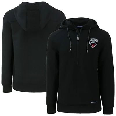 Men's Cutter & Buck D.C. United Roam Eco Half-Zip Recycled Pullover Hoodie