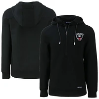 Men's Cutter & Buck D.C. United Roam Eco Half-Zip Recycled Pullover Hoodie