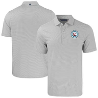 Men's Cutter & Buck Chicago Fire Forge Eco Double Stripe Stretch Recycled Polo