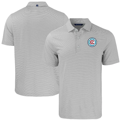 Men's Cutter & Buck Chicago Fire Forge Eco Double Stripe Stretch Recycled Polo