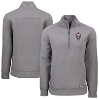 Men's Cutter & Buck Colorado Rapids Roam Eco Recycled Quarter-Zip Pullover Top