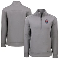 Men's Cutter & Buck Colorado Rapids Roam Eco Recycled Quarter-Zip Pullover Top