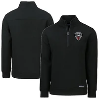 Men's Cutter & Buck D.C. United Roam Eco Recycled Quarter-Zip Pullover Top