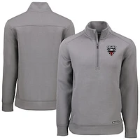 Men's Cutter & Buck D.C. United Roam Eco Recycled Quarter-Zip Pullover Top