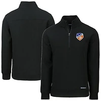 Men's Cutter & Buck FC Cincinnati Roam Eco Recycled Quarter-Zip Pullover Top