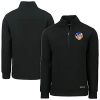 Men's Cutter & Buck FC Cincinnati Roam Eco Recycled Quarter-Zip Pullover Top