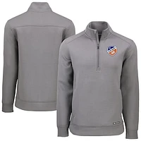 Men's Cutter & Buck FC Cincinnati Roam Eco Recycled Quarter-Zip Pullover Top