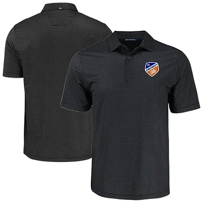 Men's Cutter & Buck FC Cincinnati Pike Eco Shadow Check Print Recycled Polo