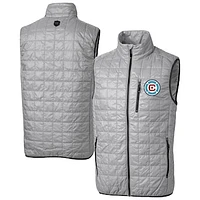 Men's Cutter & Buck Chicago Fire Rainier PrimaLoft Eco Insulated Full-Zip Puffer Vest