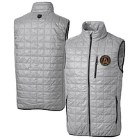 Men's Cutter & Buck Atlanta United FC Rainier PrimaLoft Eco Insulated Full-Zip Puffer Vest