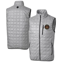 Men's Cutter & Buck Atlanta United FC Rainier PrimaLoft Eco Insulated Full-Zip Puffer Vest