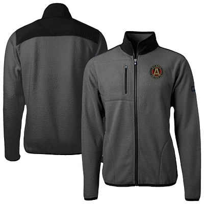 Men's Cutter & Buck Atlanta United FC Cascade Eco Sherpa Fleece Full-Zip Jacket