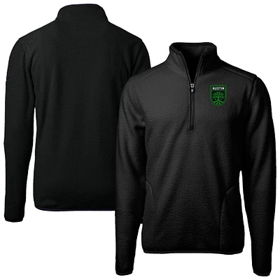 Men's Cutter & Buck Austin FC Cascade Eco Fleece Quarter-Zip Jacket