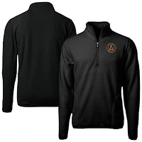Men's Cutter & Buck Atlanta United FC Cascade Eco Fleece Quarter-Zip Jacket