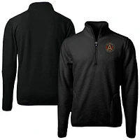 Men's Cutter & Buck Atlanta United FC Cascade Eco Fleece Quarter-Zip Jacket