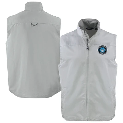 Men's Cutter & Buck Charlotte FC Charter Eco Recycled Full-Zip Vest