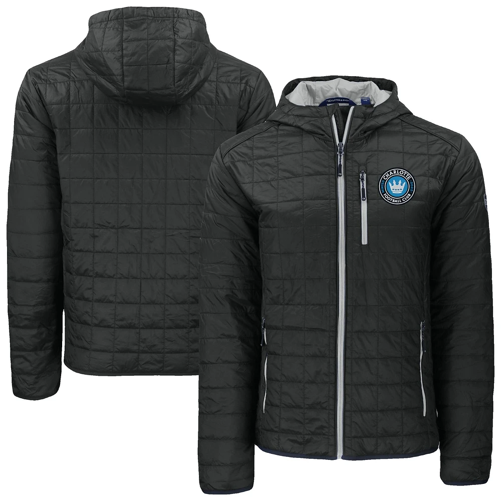 Men's Cutter & Buck Charlotte FC Rainier Primaloft Eco Full-Zip Hooded Jacket