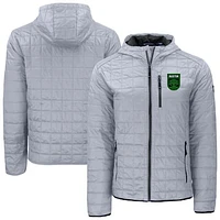 Men's Cutter & Buck  Gray Austin FC Rainier Primaloft Eco Full-Zip Hooded Jacket