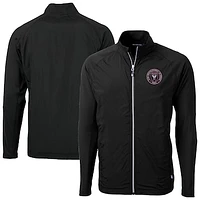 Men's Cutter & Buck Inter Miami CF Adapt Eco Knit Hybrid Recycled Full-Zip Jacket