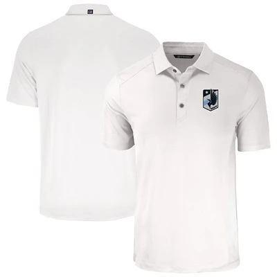 Men's Cutter & Buck White Minnesota United FC Forge Eco Stretch Recycled Polo