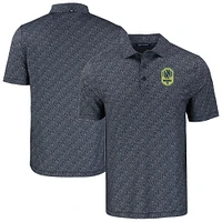 Men's Cutter & Buck Nashville SC Pike Eco Pebble Print Stretch Recycled Polo