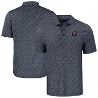Men's Cutter & Buck Inter Miami CF Pike Eco Pebble Print Stretch Recycled Polo