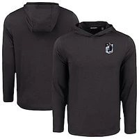 Men's Cutter & Buck Minnesota United FC Coastline Epic Comfort Eco Recycled Long Sleeve Hoodie T-Shirt