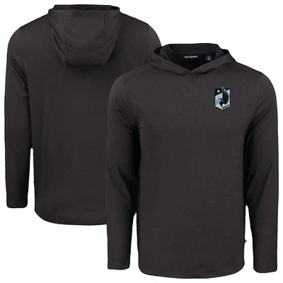Men's Cutter & Buck Minnesota United FC Coastline Epic Comfort Eco Recycled Long Sleeve Hoodie T-Shirt