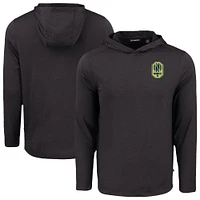 Men's Cutter & Buck Nashville SC Coastline Epic Comfort Eco Recycled Long Sleeve Hoodie T-Shirt