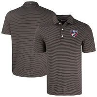 Men's Cutter & Buck FC Dallas Forge Eco Fine Line Stripe Stretch Recycled Polo