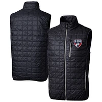 Men's Cutter & Buck Navy FC Dallas Rainier PrimaLoft Eco Insulated Full-Zip Puffer Vest