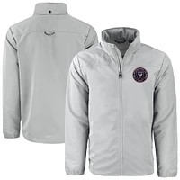 Men's Cutter & Buck Inter Miami CF Charter Eco Recycled Full-Zip Jacket