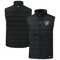 Men's Cutter & Buck FC Dallas Evoke Hybrid Eco Softshell Recycled Full-Zip Vest
