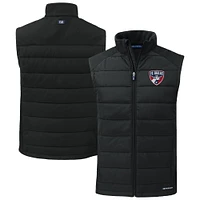 Men's Cutter & Buck FC Dallas Evoke Hybrid Eco Softshell Recycled Full-Zip Vest
