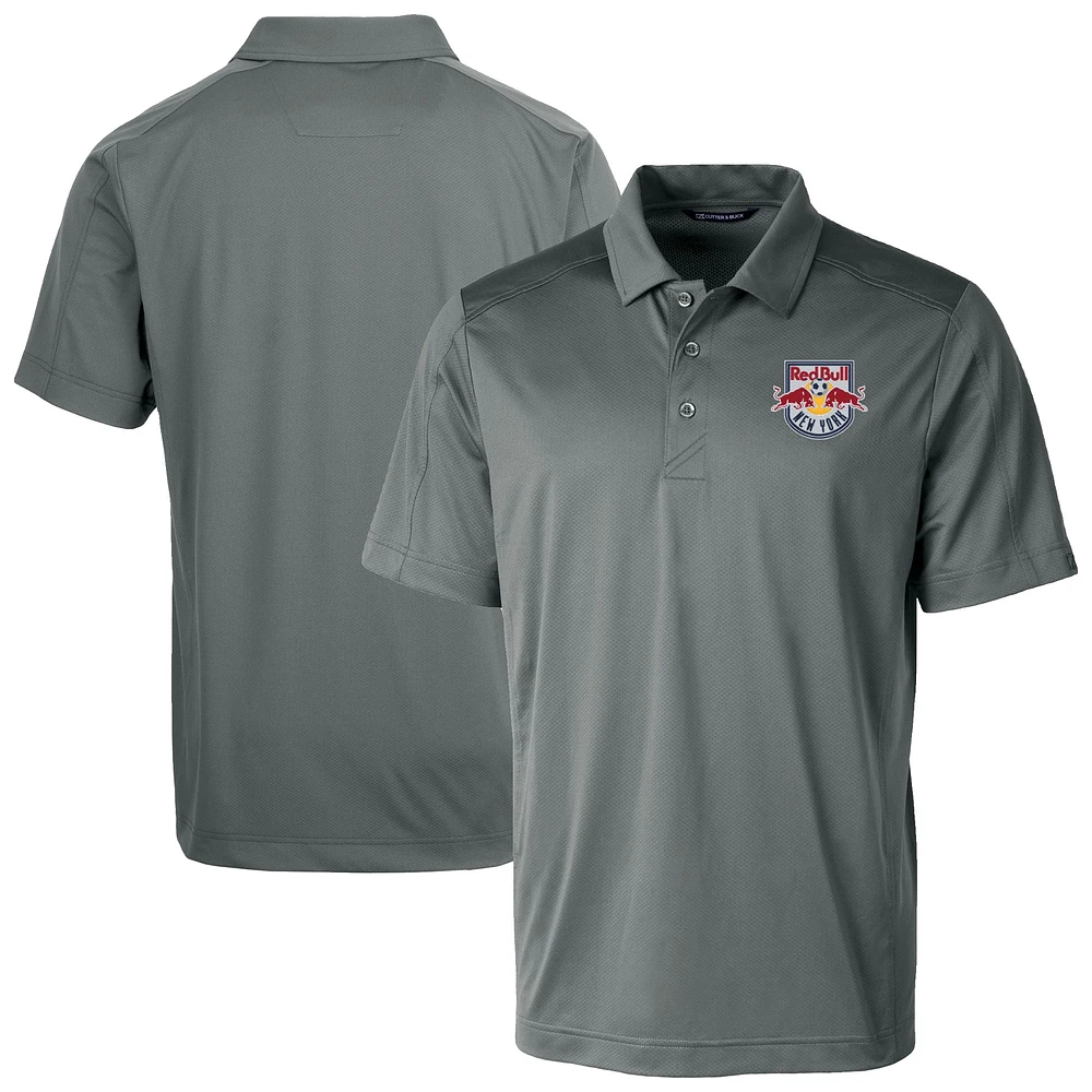 Men's Cutter & Buck New York Red Bulls Prospect Eco Textured Stretch Recycled Polo
