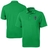 Men's Cutter & Buck  Kelly Green Seattle Sounders FC Virtue Eco Pique Recycled Polo