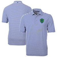 Men's Cutter & Buck Seattle Sounders FC Virtue Eco Pique Stripe Recycled Polo