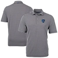 Men's Cutter & Buck Sporting Kansas City Virtue Eco Pique Stripe Recycled Polo